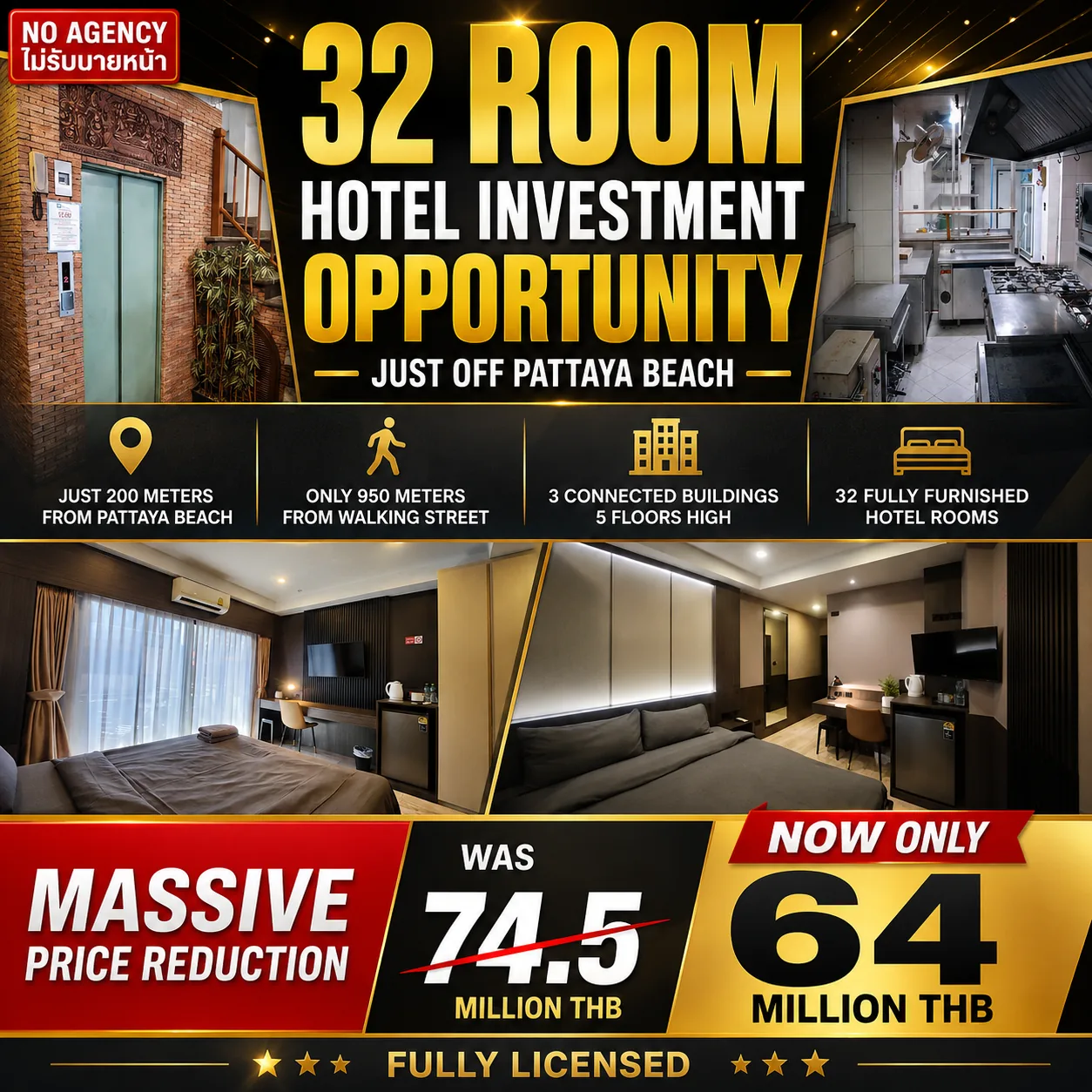 AAA 32 Room  HOTEL INVESTMENT OPPORTUNITY 