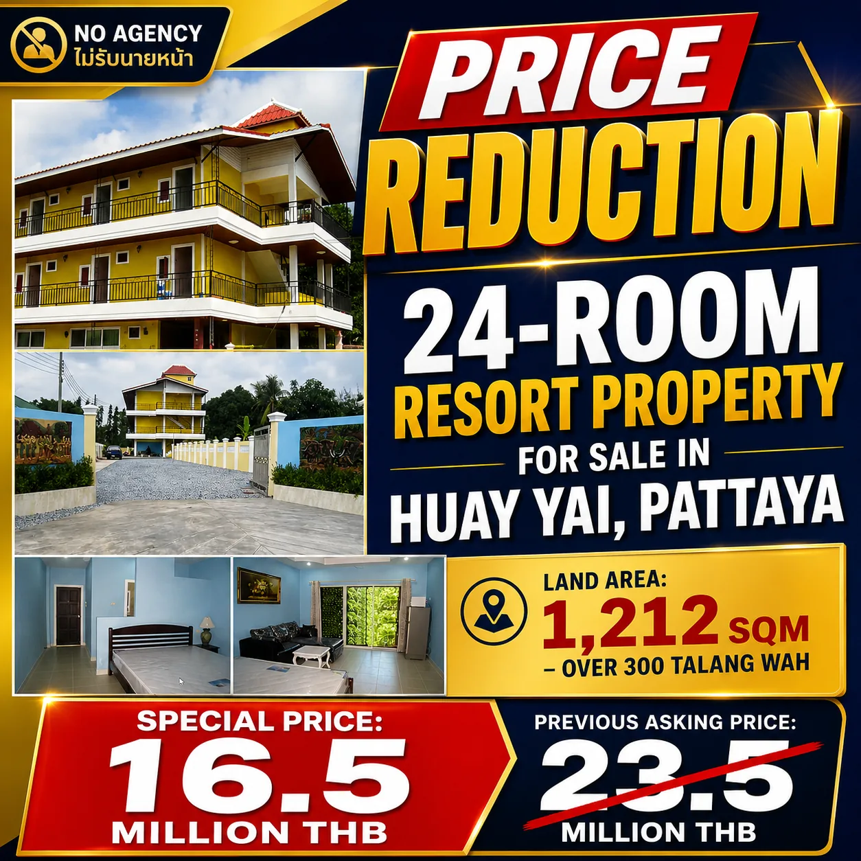 MAJOR PRICE REDUCTION – 24-ROOM RESORT PROPERTY