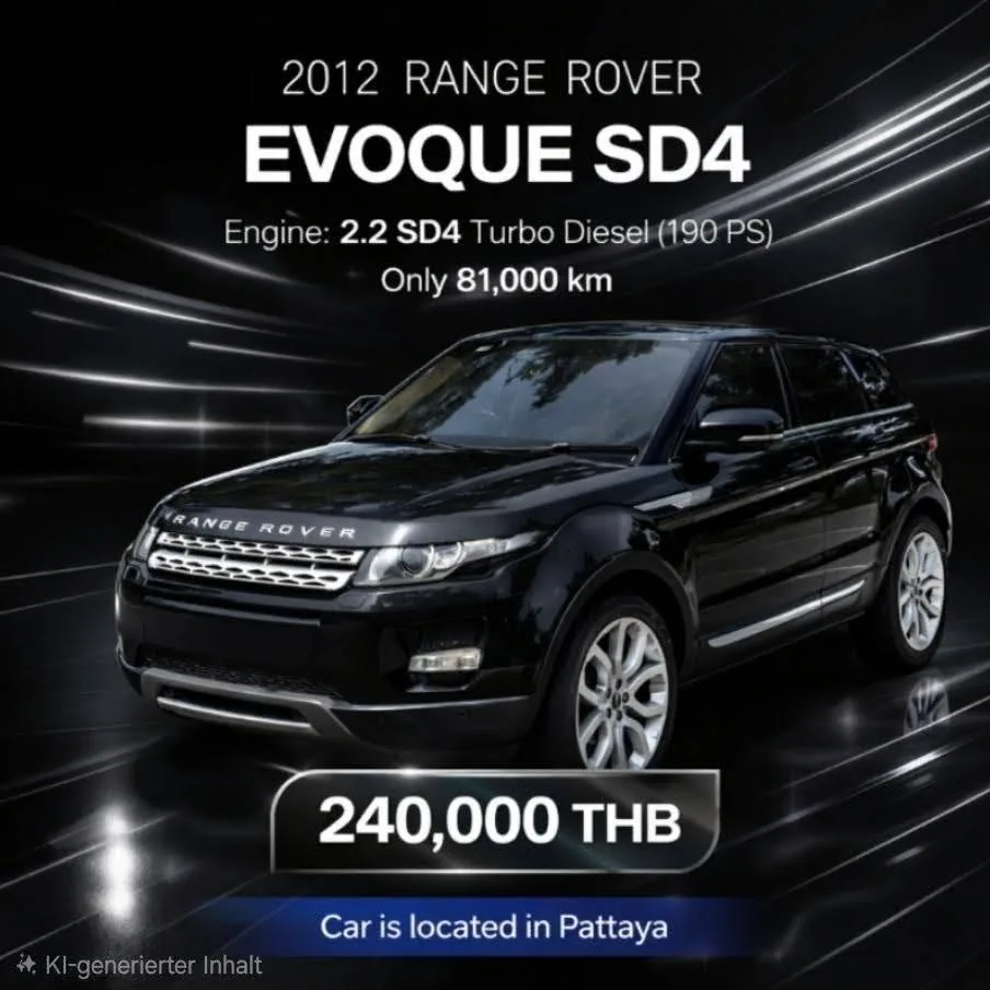 2012 Range Rover Evoque SD4