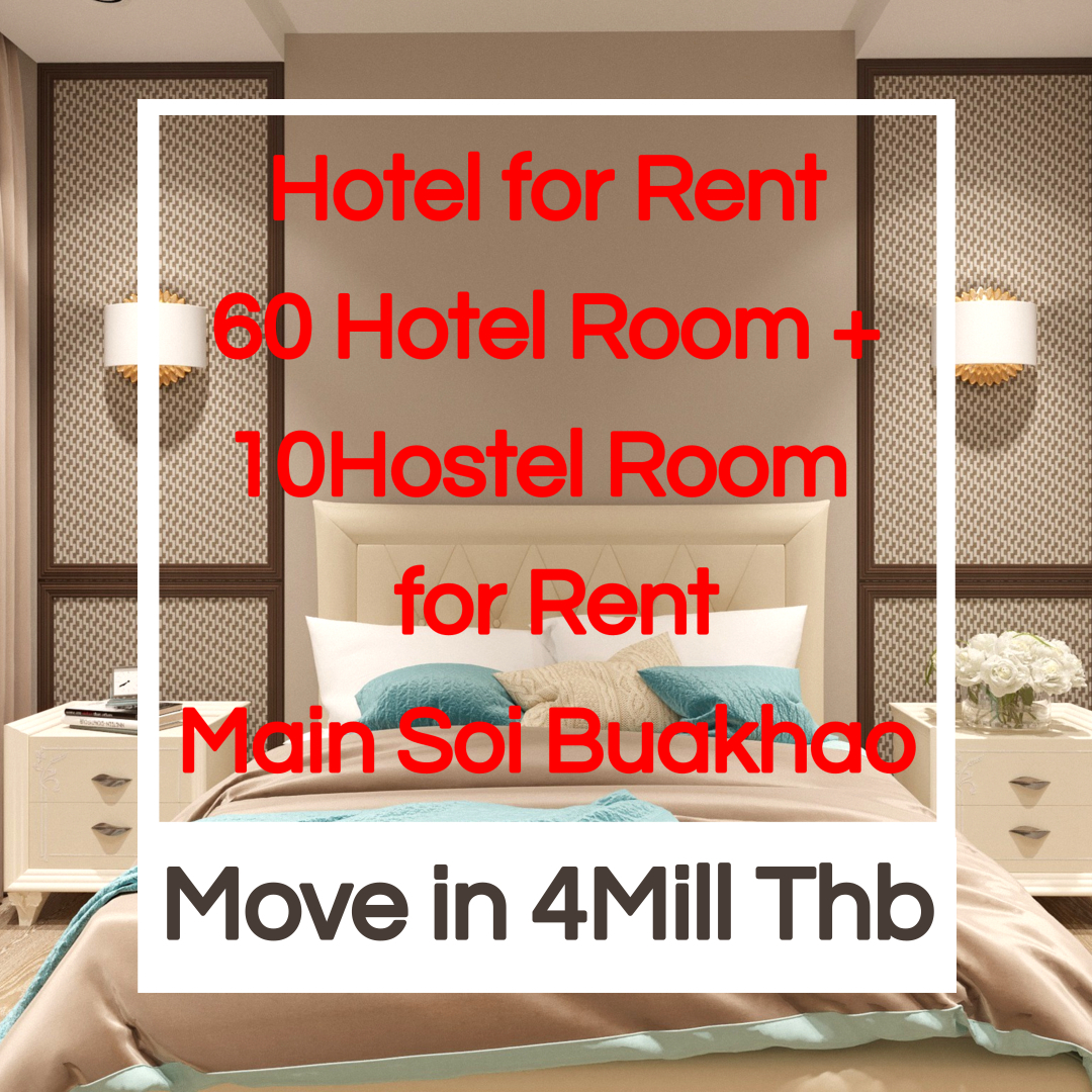 Hotel For Rent in Pattaya City Bhua Kao